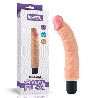 Realistyczny wibrator LoveToy Reel Feel Flexi, 23,5 cm (w kolorze cielistym) 14161 zdjęcie
