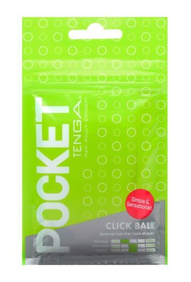 Masturbator Tenga Pocket Click Ball, 8 cm (zielony) 15537 zdjęcie